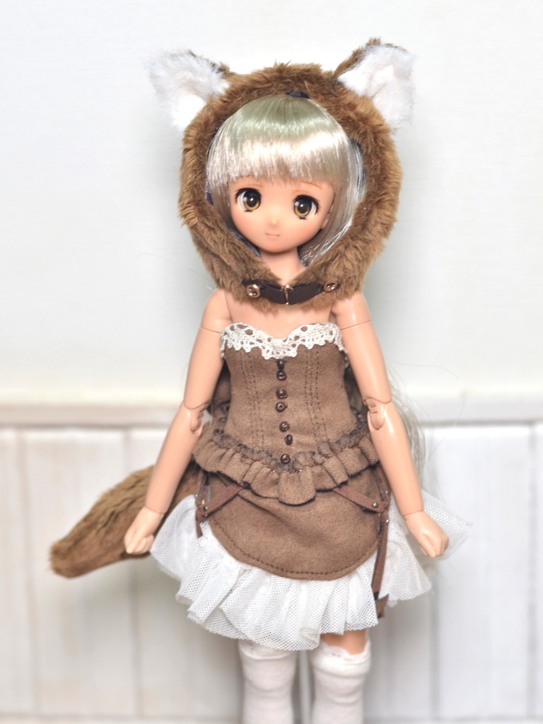 4〜5インチヘッド用【オオカミフード&しっぽセット】