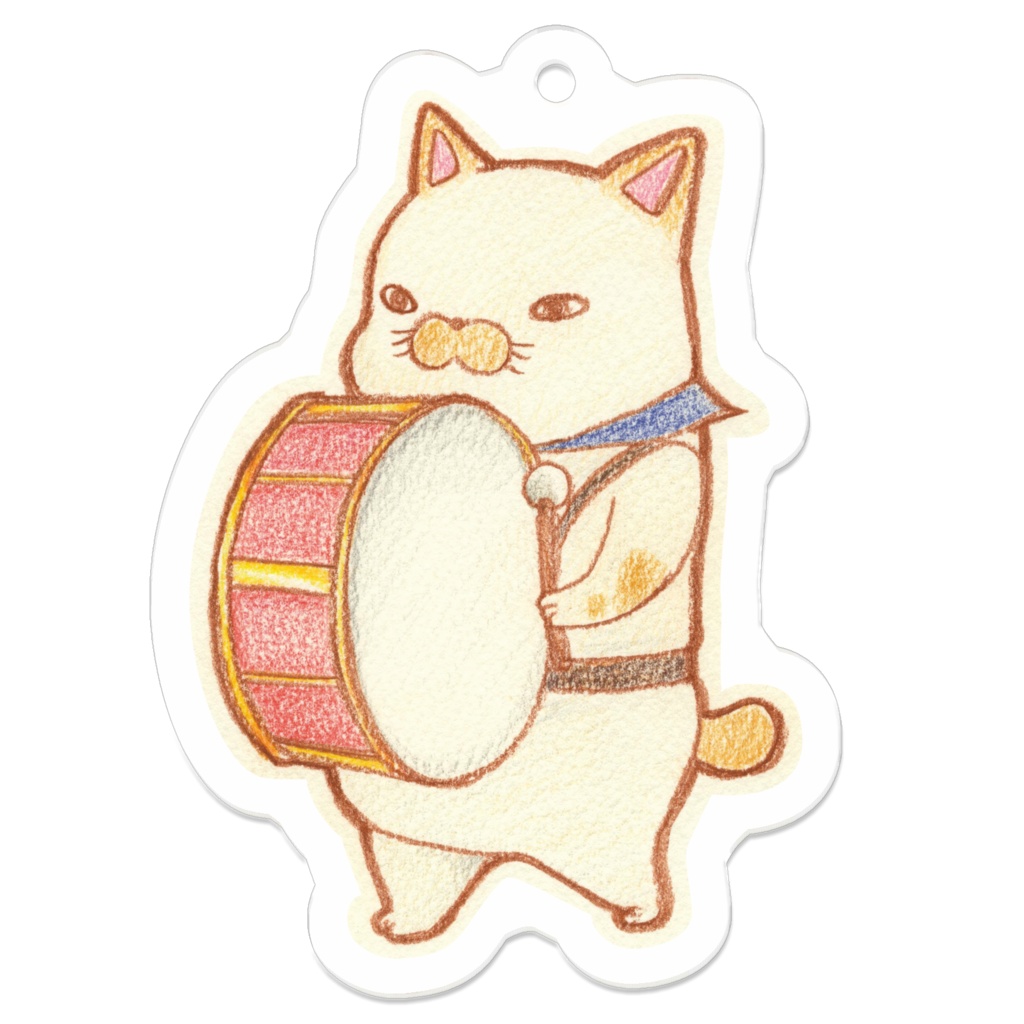 ねこパレードおおだいこアクキー