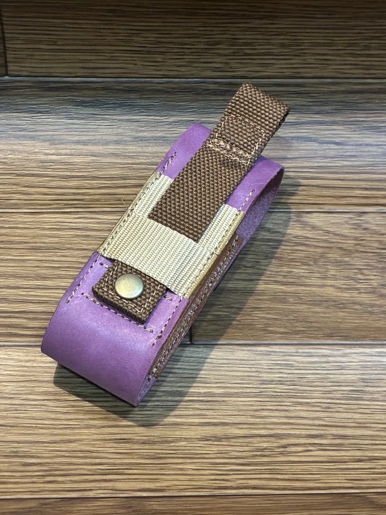 革のコインシリンダーケースS|100円500円兼用「革工房ここづくり」