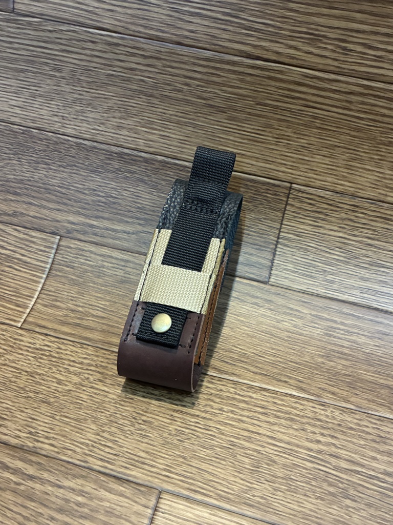 革のコインシリンダーケースS|100円500円兼用「革工房ここづくり」