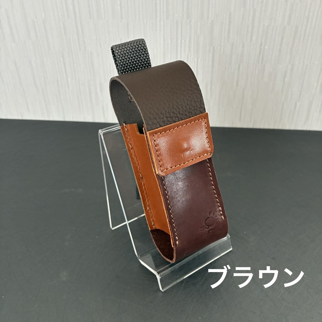 革のコインシリンダーケースS｜100円500円兼用「革工房ここづくり」