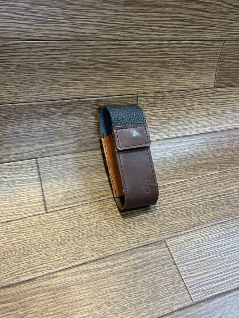 革のコインシリンダーケースS|100円500円兼用「革工房ここづくり」