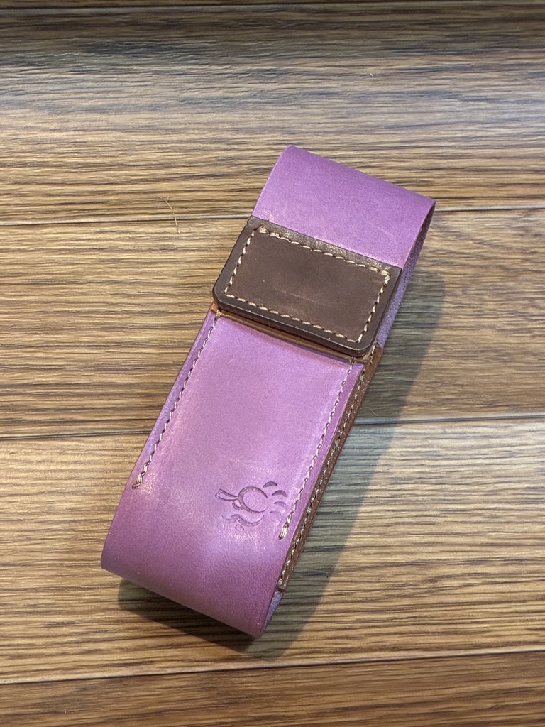 革のコインシリンダーケースS|100円500円兼用「革工房ここづくり」