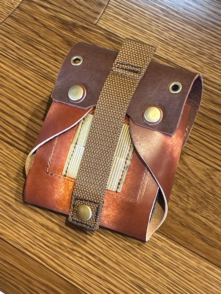 革のコインシリンダーケースD100円・500円兼用「革工房ここづくり」