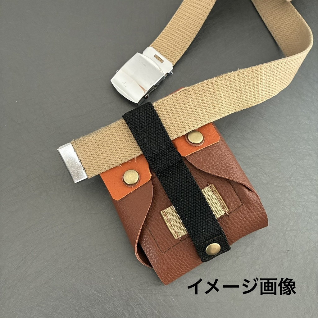 革のコインシリンダーケースD「ブラウン×ブラウン」柔らかい革100円・500円兼用「革工房ここづくり」