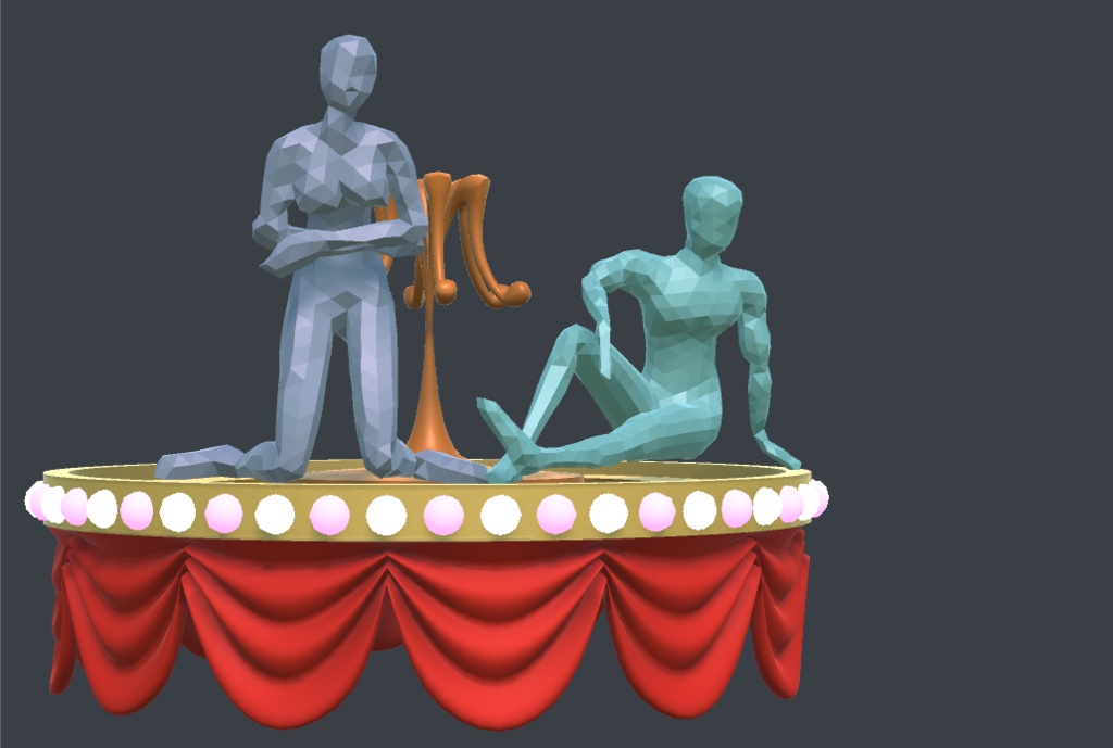 オカマバーの家具【VR向け 3Dモデル】