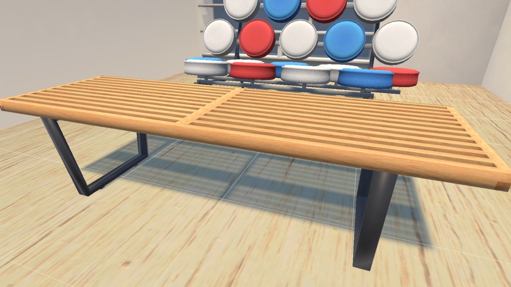 ミッドセンチュリーな家具【VR向け 3Dモデル】