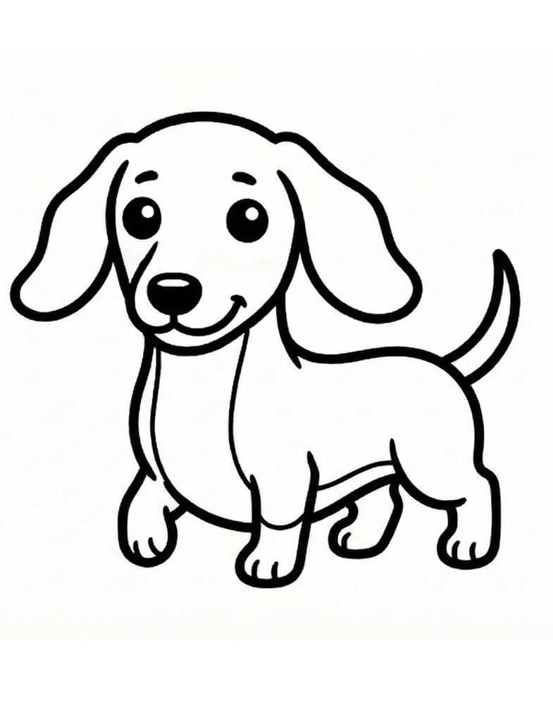 はじめての かわいい いぬのぬりえ (2~5さい向け)