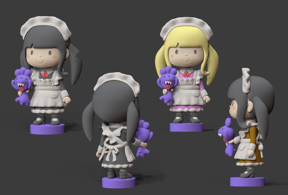 おてがら捕獲メイド【ガレージキット】