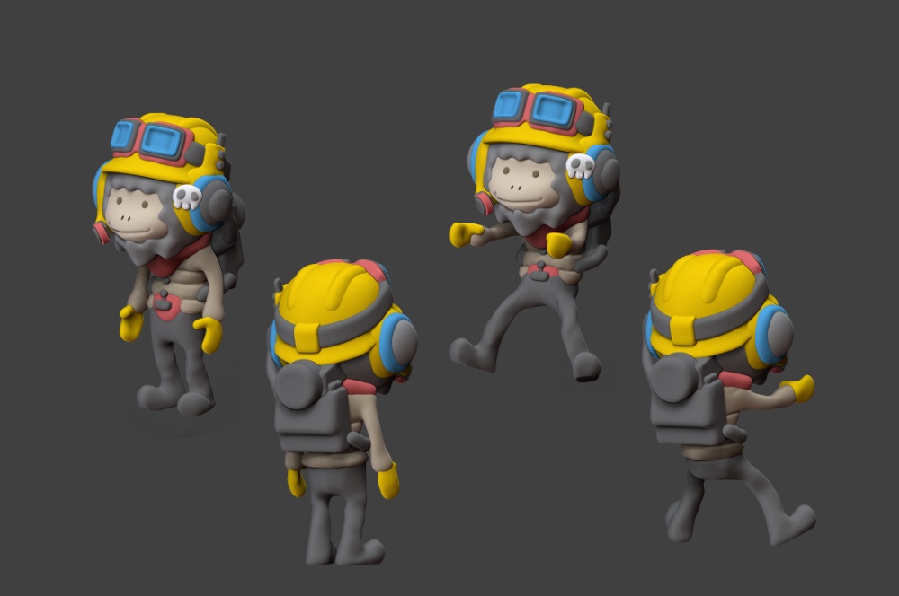 ゴズフィグライダーズ(さるおとしぷお)【ガレージキット】