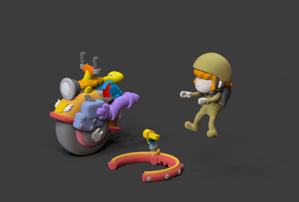 おでかけ モノホイール【ガレージキット】