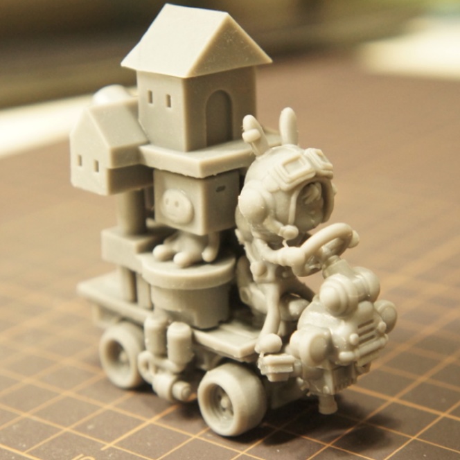 積み木トラック【ガレージキット】