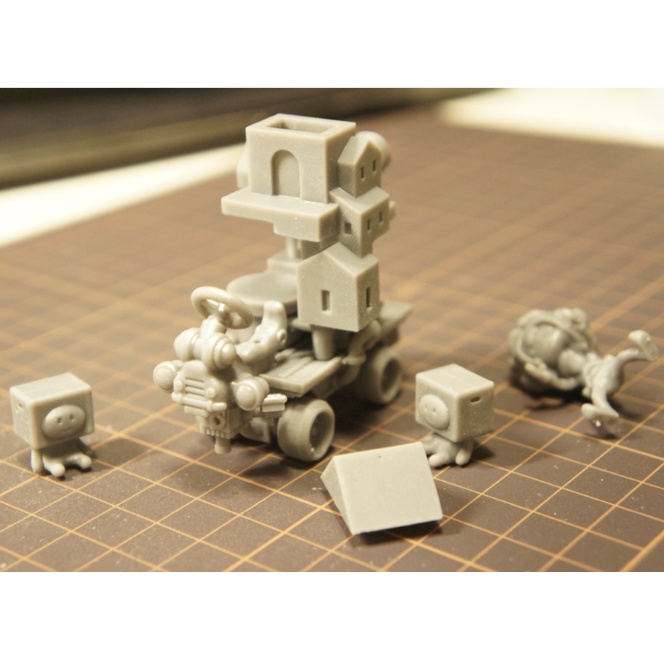 積み木トラック【ガレージキット】