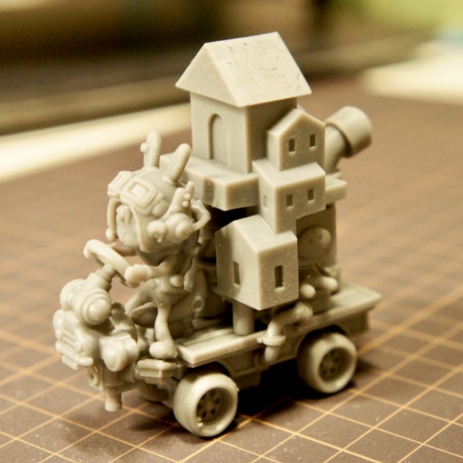 積み木トラック【ガレージキット】