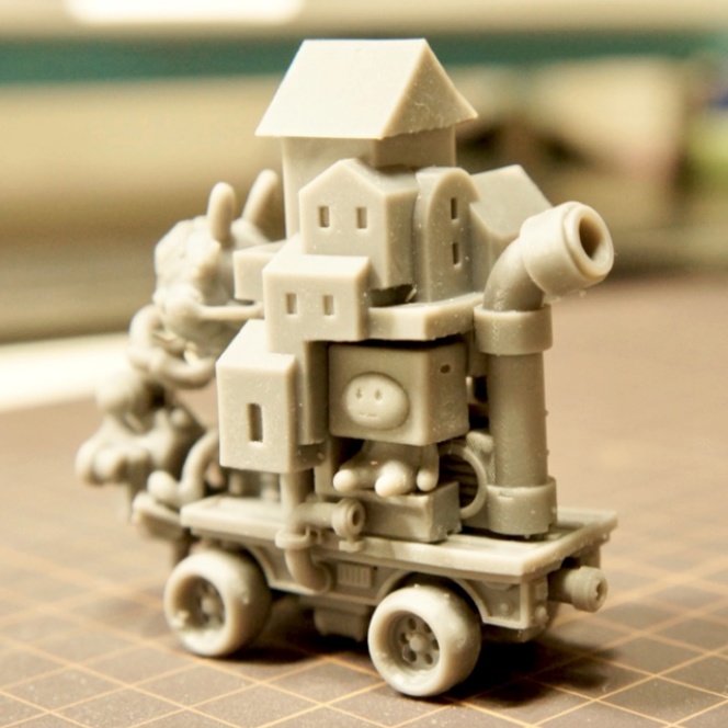 積み木トラック【ガレージキット】