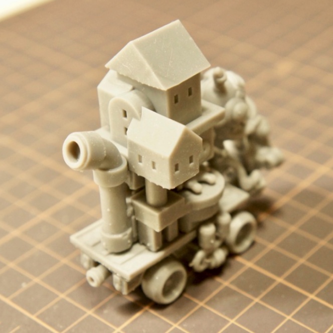 積み木トラック【ガレージキット】