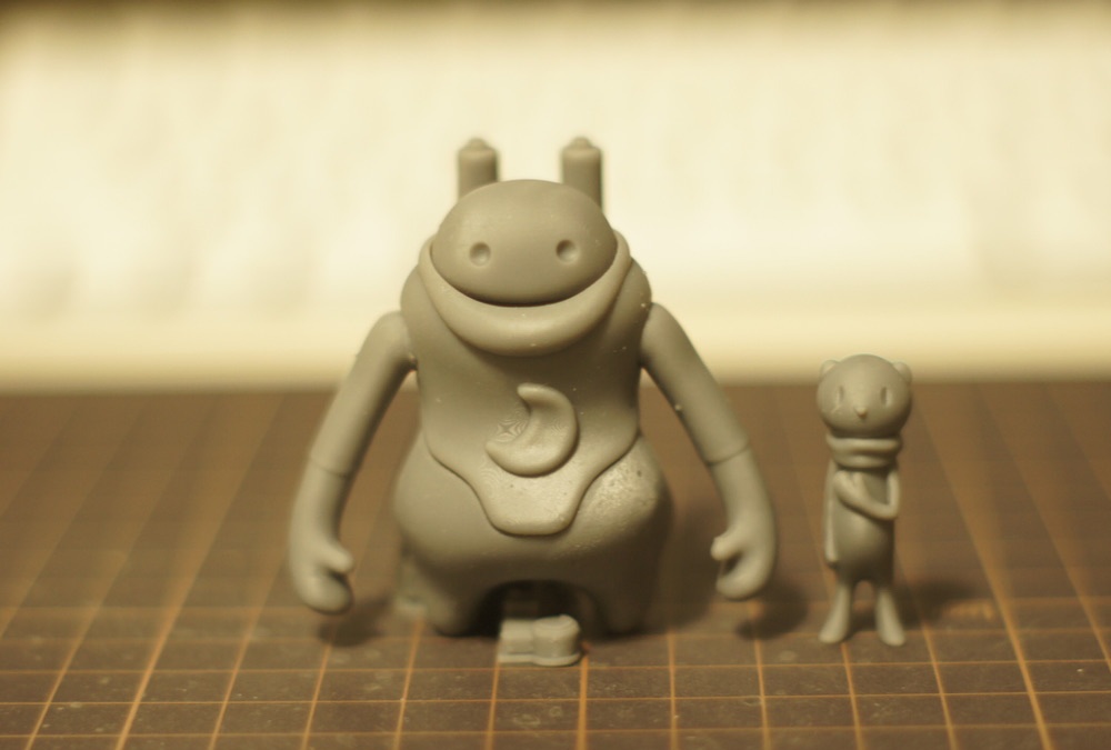 <8パーツ版>月とオコジョとパンダロボ【ガレージキット】