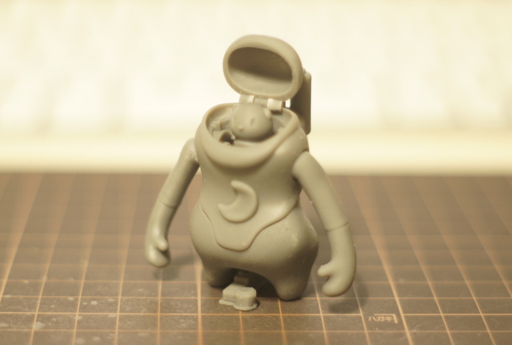 <8パーツ版>月とオコジョとパンダロボ【ガレージキット】