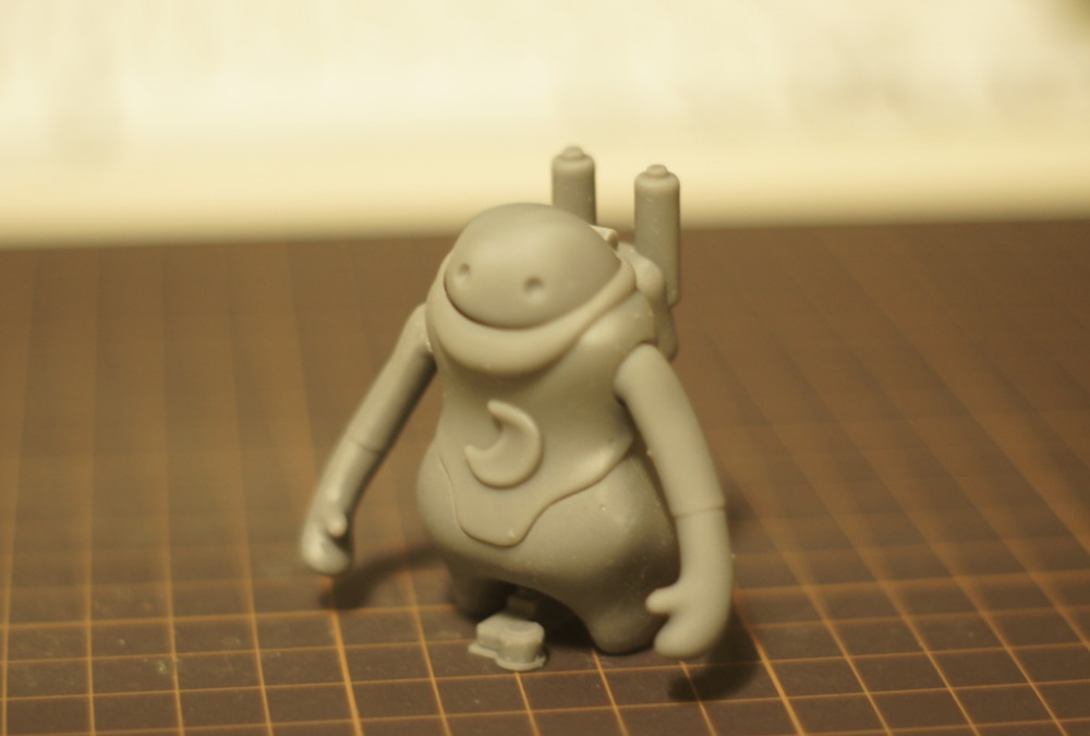 <8パーツ版>月とオコジョとパンダロボ【ガレージキット】