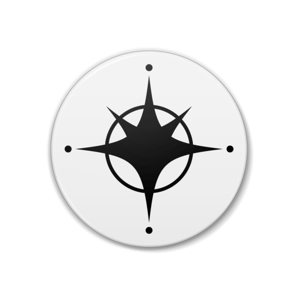 【缶バッジ】劇団環夢離 ロゴ