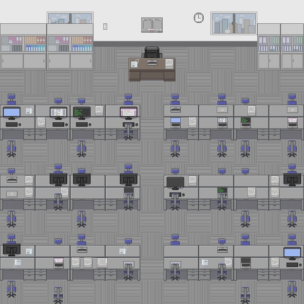 シンプルタイルセット「オフィス」