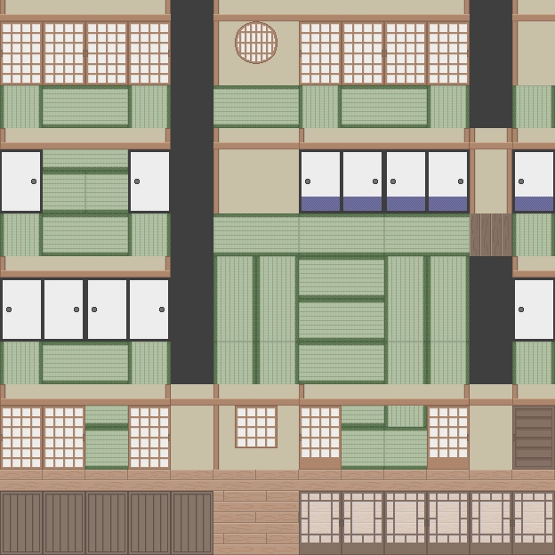 シンプルタイルセット「和風・壱」