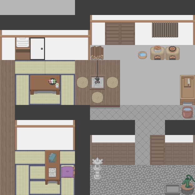 シンプルタイルセット「和風・壱」