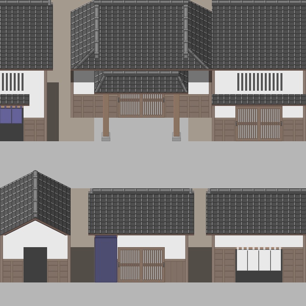 シンプルタイルセット「和風・壱」