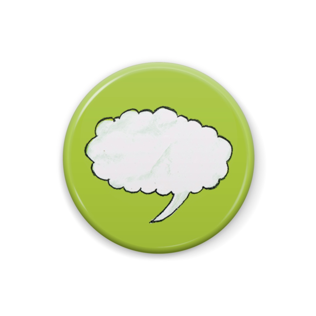 TALK「抑揚のある話」缶バッジ(25×25mm)