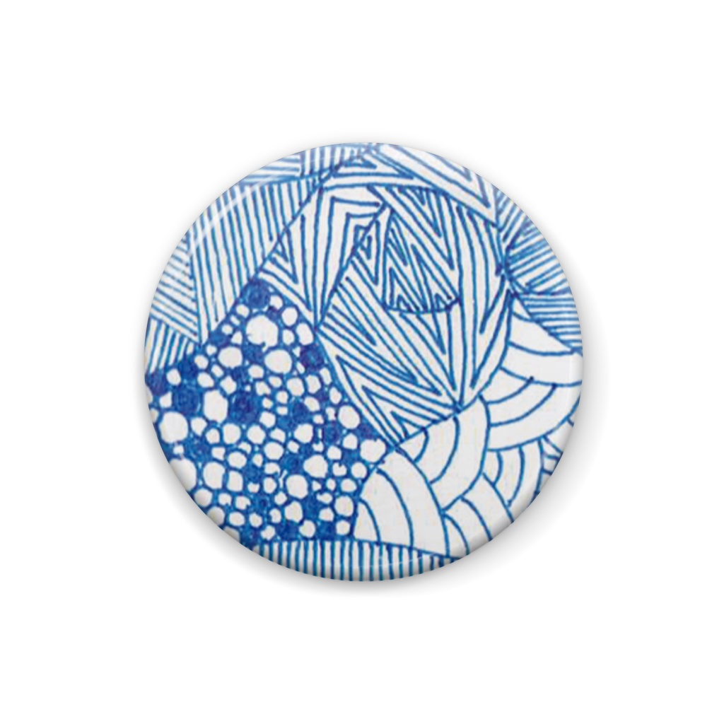 アメーバ「境界」缶バッジ(25×25mm)
