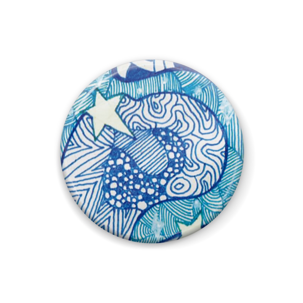 アメーバ「欺瞞」缶バッジ（25×25mm）