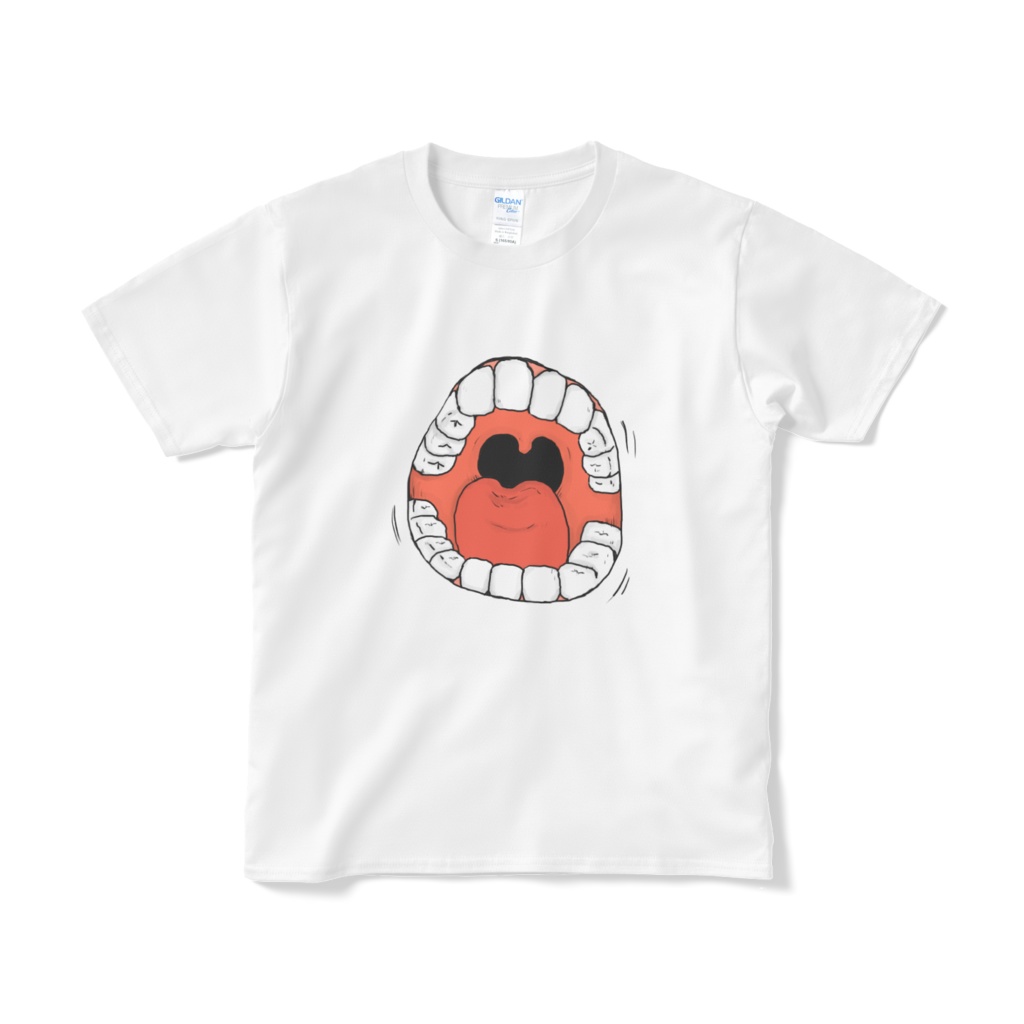 イラスト「くちおばけ」短納期Tシャツ