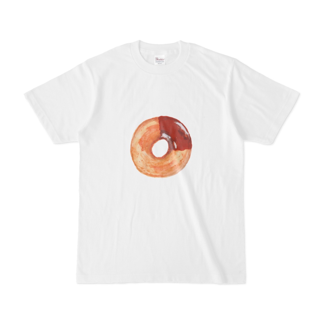 bow's DonutsチョコドーナツイラストTシャツ