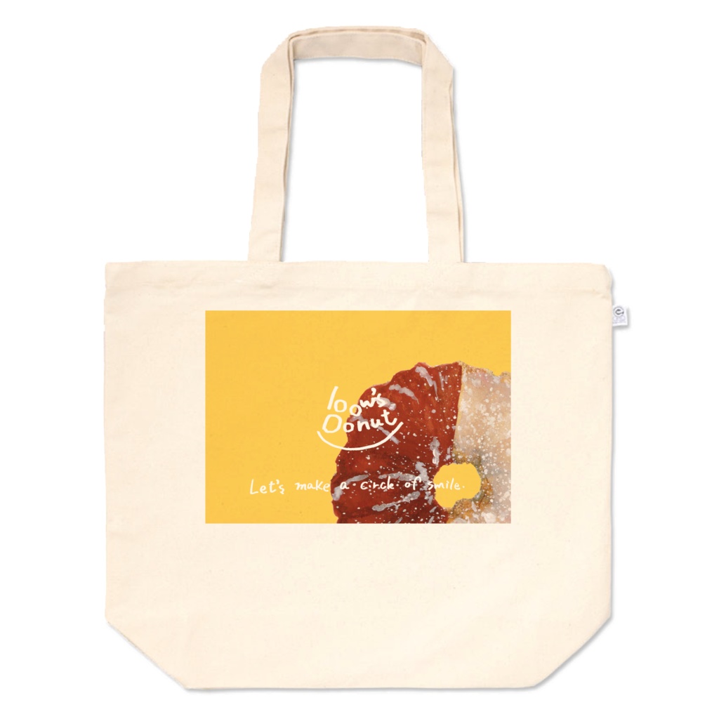 bow's Donutsイラストお買い物バッグ