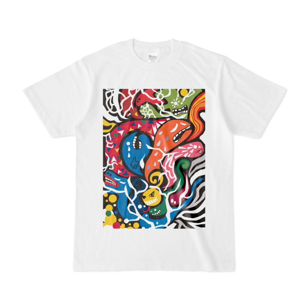MUDAI「混沌と混乱と共存」イラストTシャツ