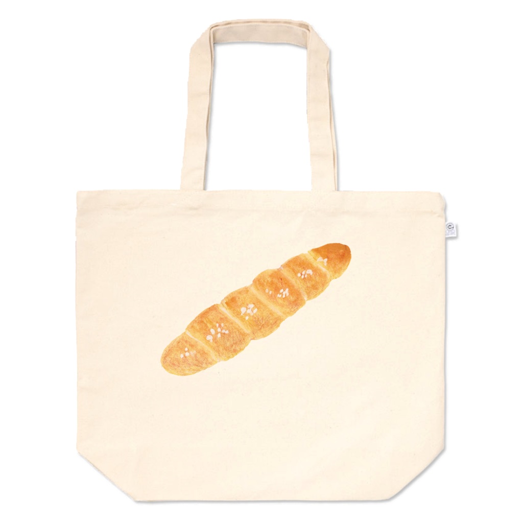 ぼうのパン「ザルツシュタンゲル」イラストお買い物バッグ