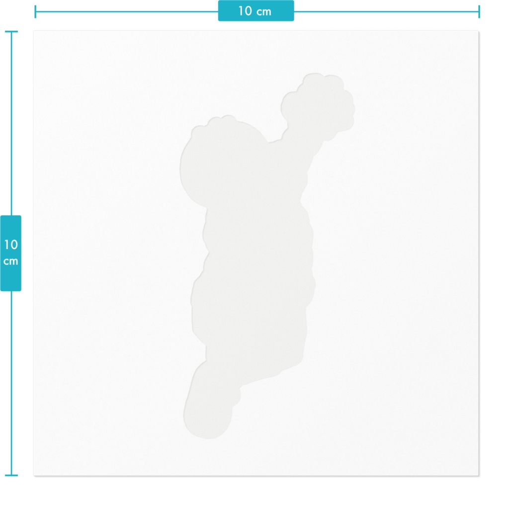 手がつる坊太のイラストステッカー