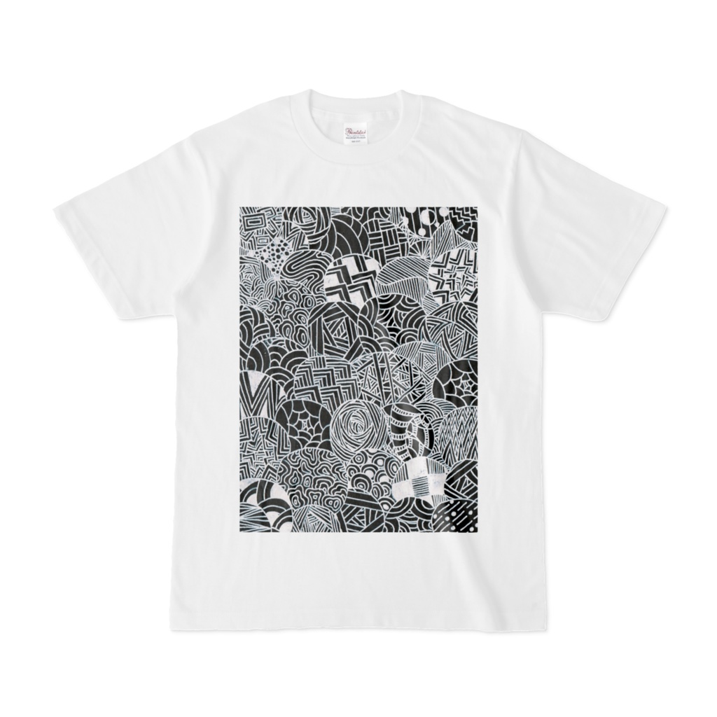 アメーバ「水風船」模様イラストTシャツ