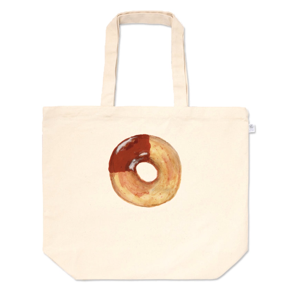 bow's Donutsドーナツイラストお買い物バッグ