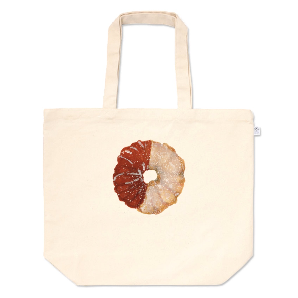 bow' s Donutsイラスト買い物バッグ