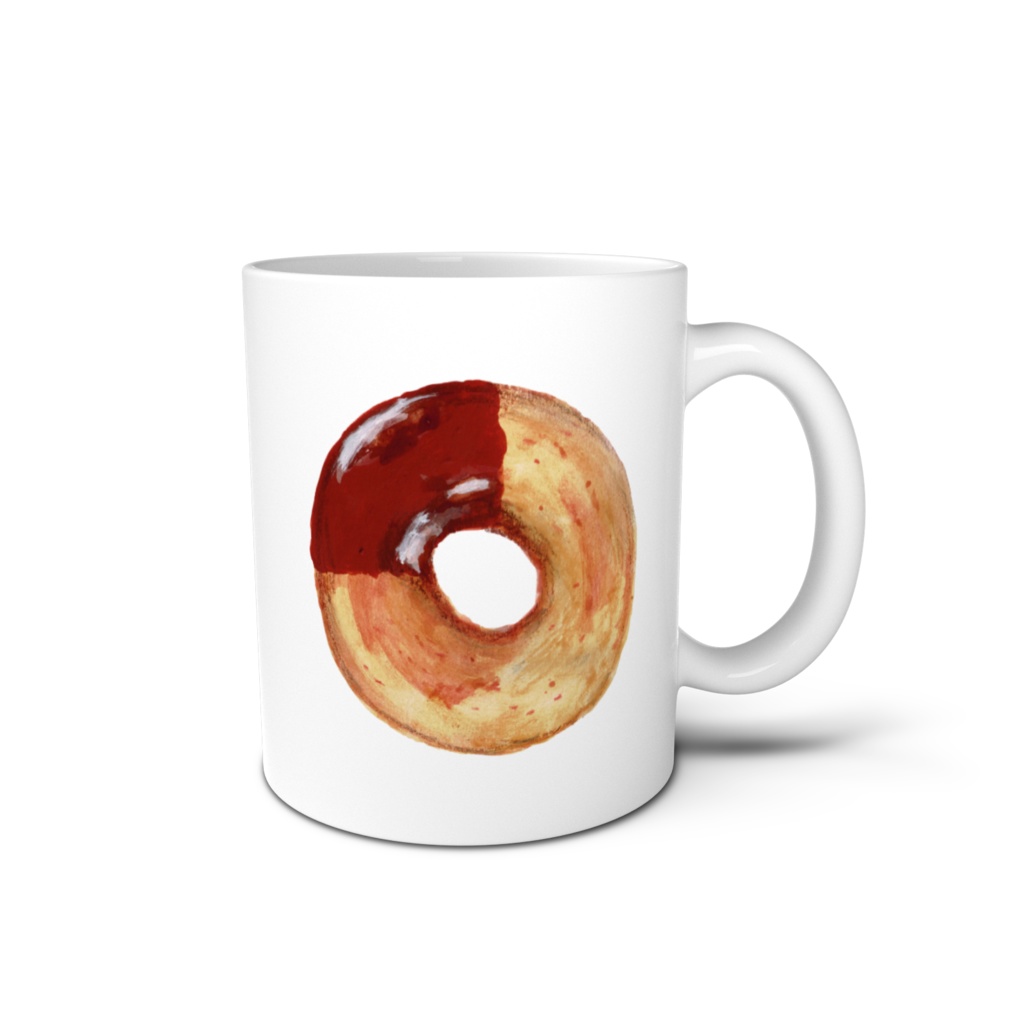 bow's Donutsドーナツイラストマグカップ