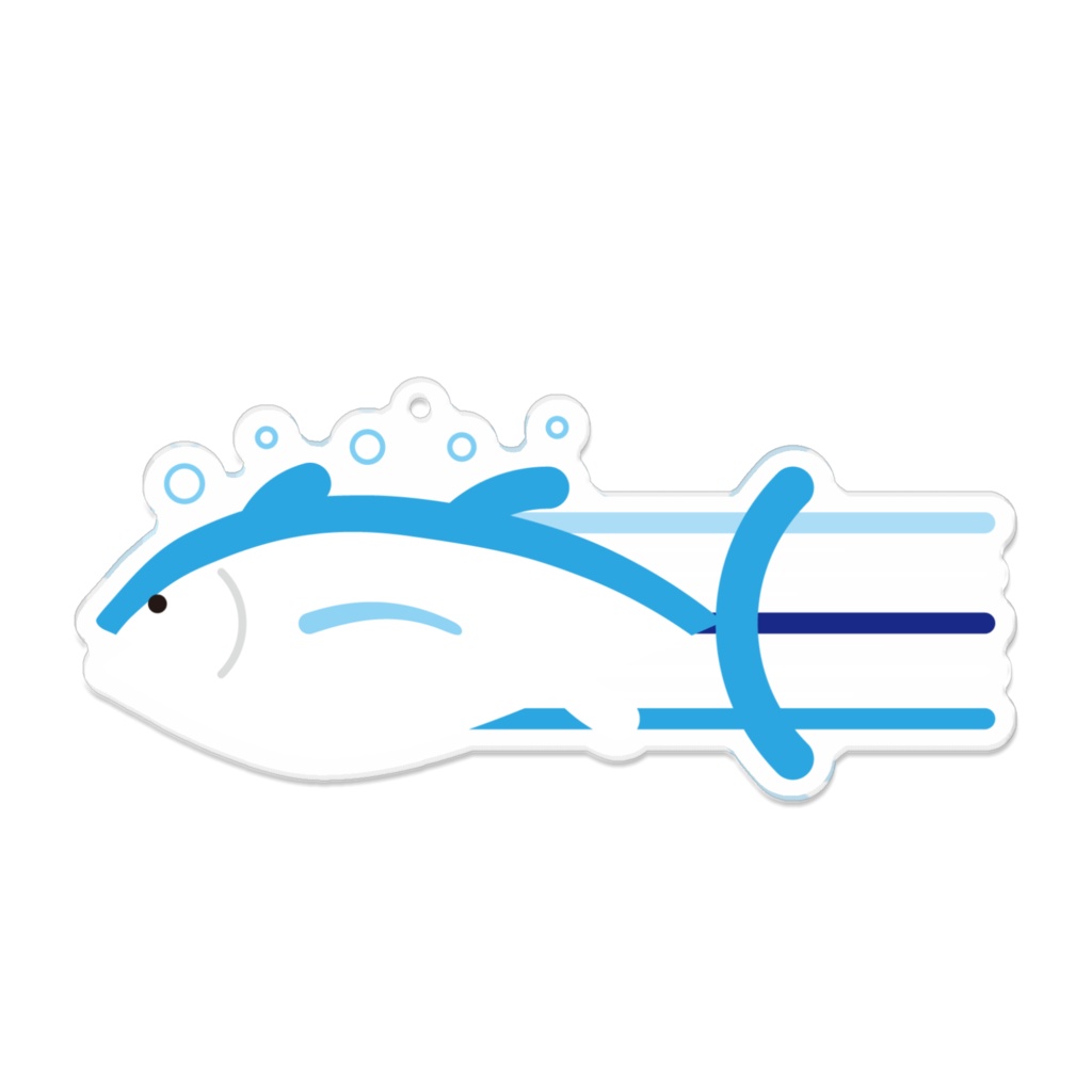 「マグロ」イラストアクリルキーホルダー