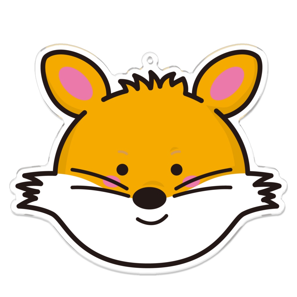 ぼうさんぽ「ボウさん」のイラストアクリルキーホルダー