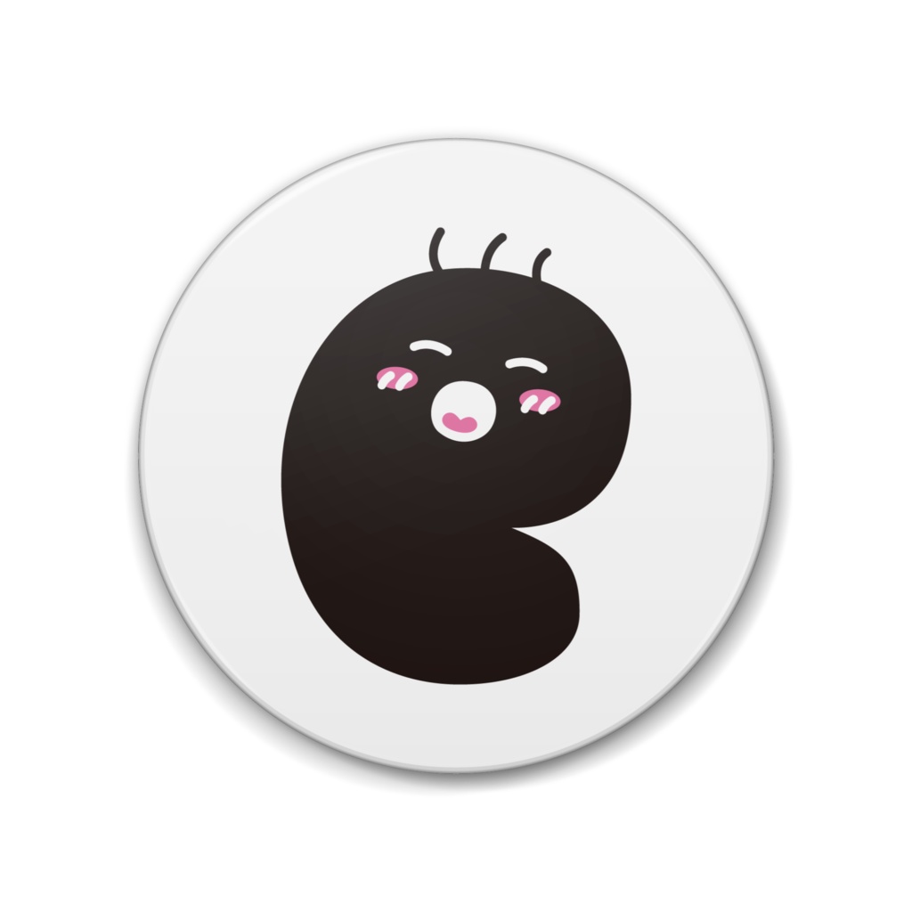 bow's Town Peopleのいーちゃんのイラスト缶バッジ