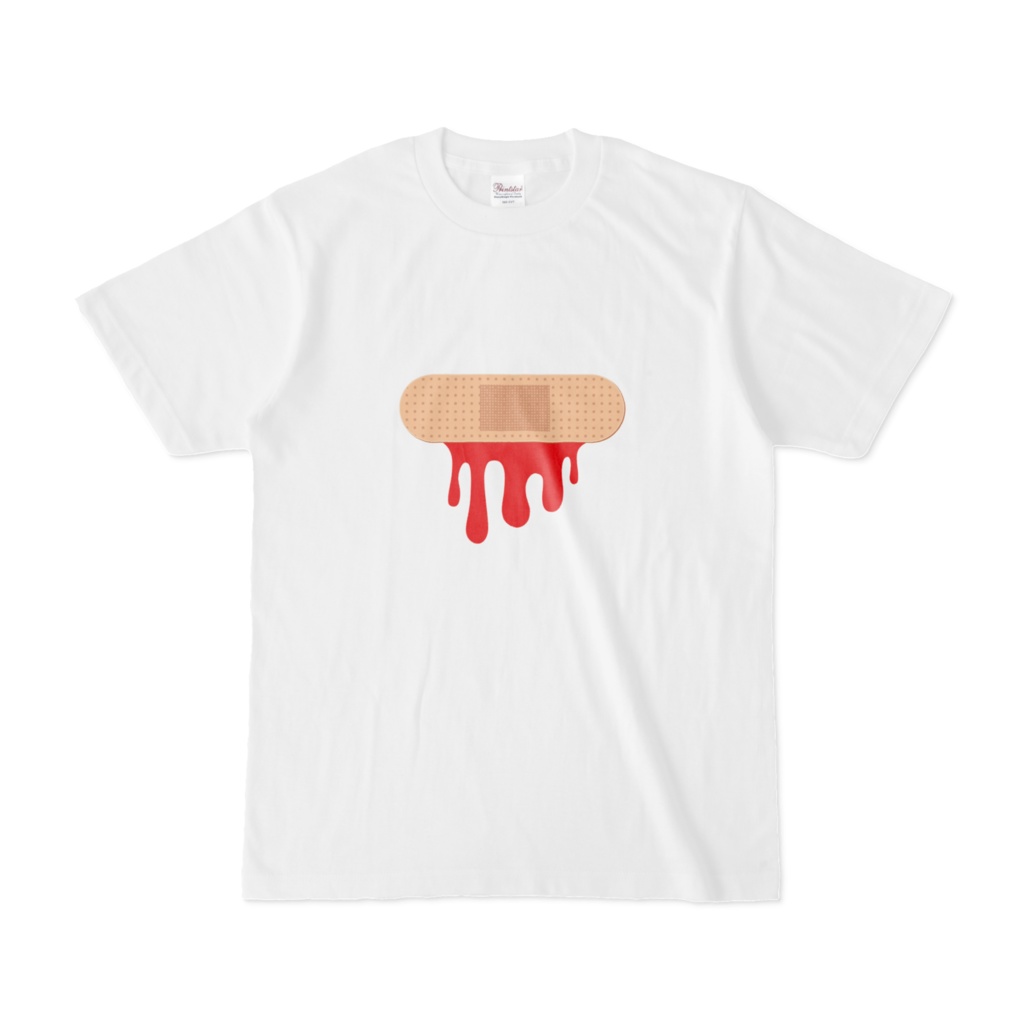 「癒えない傷」イラストTシャツ