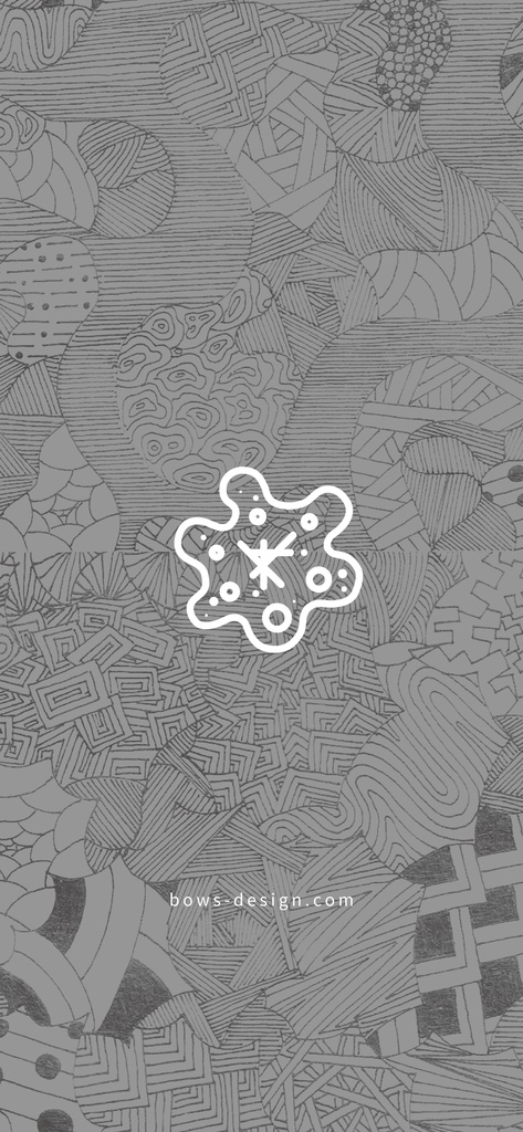 アメーバ「あの時の気持ち」模様イラストスマホ用壁紙