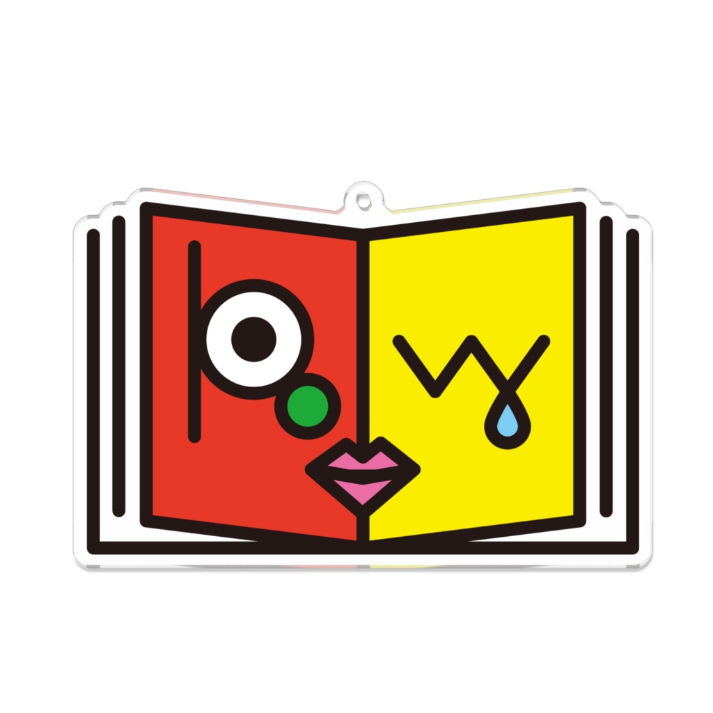 bow's books ロゴ アクリルキーホルダー