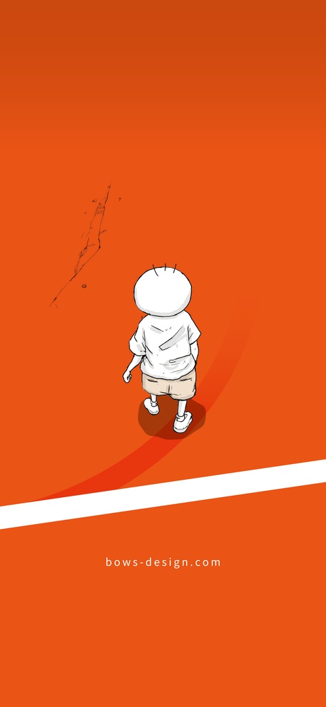 「坊太のイフ」イラストスマホ用壁紙