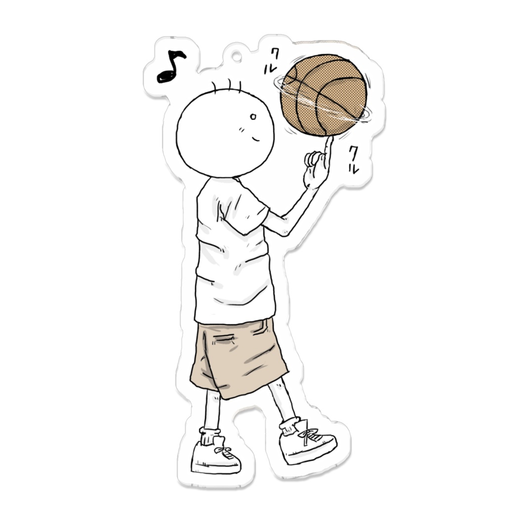 「坊太のバスケ」イラストアクリルキーホルダー