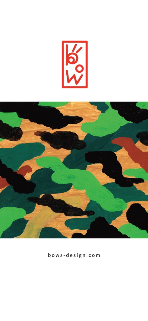 坊の壁紙「和迷彩」模様イラストスマホ用壁紙